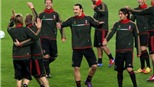Milan tập sút luân lưu trước trận đấu với Barca